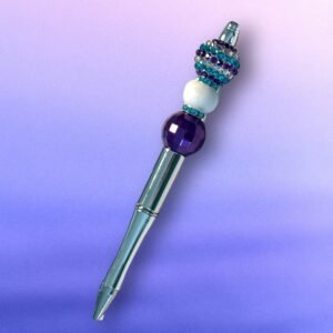purple-and-aqua-rhinestone-metallic-beaded-pen