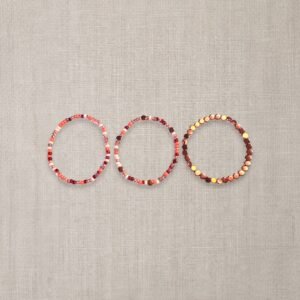 3-coordinating-stretch-bracelets-seed-beads-rose-gold-disc-beads
